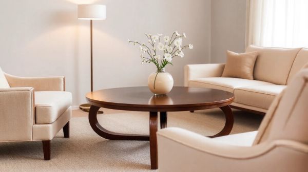Modèles de tables basses rondes qui sublimeront votre intérieur