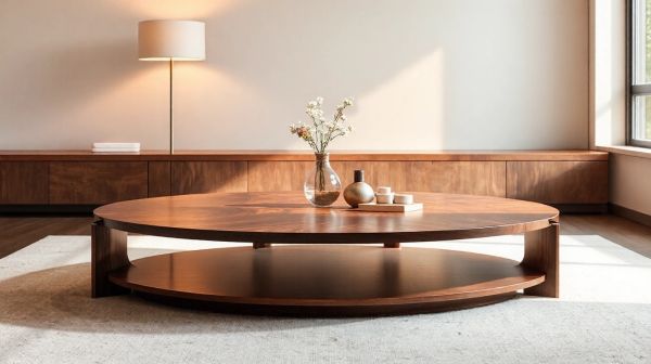 Modèles de tables basses rondes qui sublimeront votre intérieur