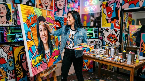 Photographie et Pop Art : Fusion Éclatante et Artistique